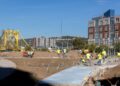 Pittsburgh's Arts Landing construction is more than halfway done