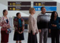 Apple TV+ Sharon Gee, Darinka Arones, Rhea Seehorn, Amarburen Sanjid and Menik Gooneratne on 'Pluribus'