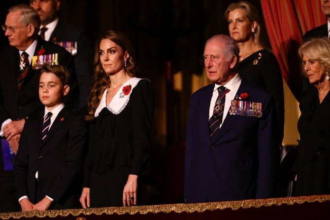 The royal family attended the service at Royal Albert Hall, which has been seen as a sign of unity.