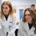 (L-R) Beatrice and Laura Tobin toured a facility in London. Pic: PA