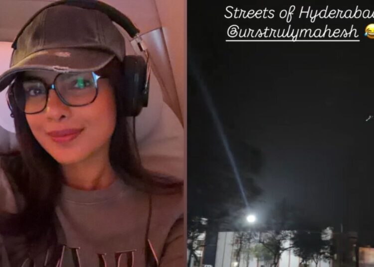 Priyanka lands in Hyderabad as SSMB29 buzz grows, Rajamouli teases big reveal