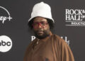 Questlove on the red carpet at the 2025 Rock & Roll of Hame (Disney/Cristian Lopez)