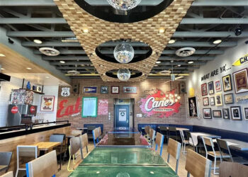 Raising Cane’s is preparing to open its new chicken fingers restaurant Victorville. The store's debut and celebration 
begins at 9 a.m. on Tuesday, Nov. 18, at 15640 Roy Rogers Drive west of Interstate 15.