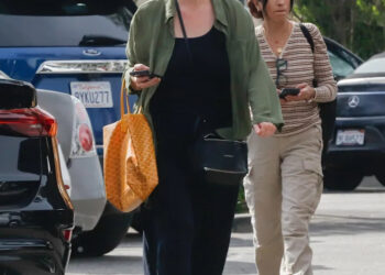 LOS ANGELES, CA - NOVEMBER 11: Bridget Fonda is seen out and about on November 11, 2025 in Los Angeles, California.MEGA&sol;GC Images