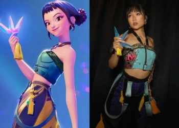 Rei Ami went as her character Zoey on Halloween