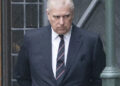 Prince Andrew at Prince Philip's Memorial Service