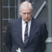 Prince Andrew at Prince Philip's Memorial Service