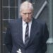 Prince Andrew at Prince Philip's Memorial Service