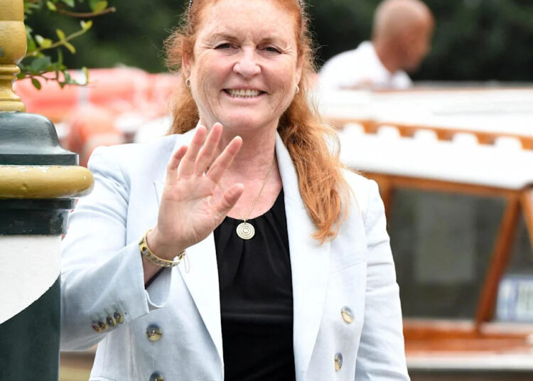 Sarah Ferguson at the 79th Venice International Film