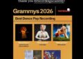 nominees for best dance pop recording at the 2026 grammys