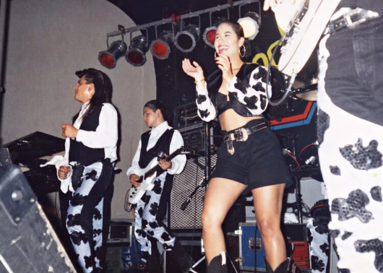 Courtesy of Netflix  Selena y Los Dinos in the early 1990s.