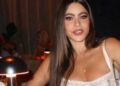 Sofia Vergara Dances in Lace Top & Skirt