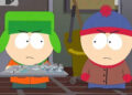 Kyle and Stan in a lab