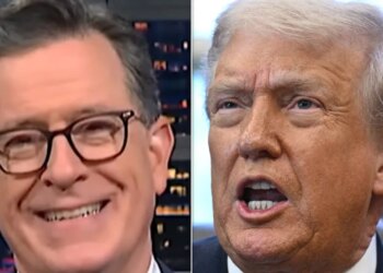 Stephen Colbert Brings Down The House With Filthy Trump Joke