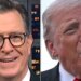 Stephen Colbert Spots Awkward Moment During Trump’s TV Appearance