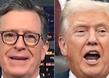 Stephen Colbert Spots 'Perverted' Epstein Message About Trump