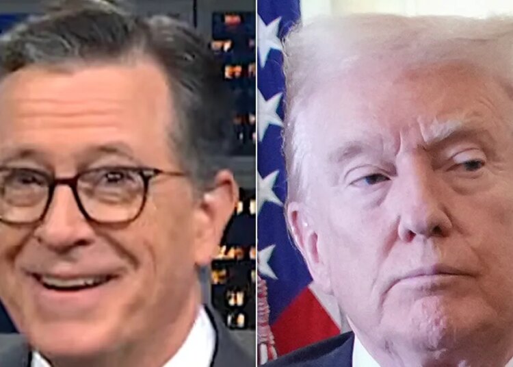Stephen Colbert Spots The Pic That Defines Trump