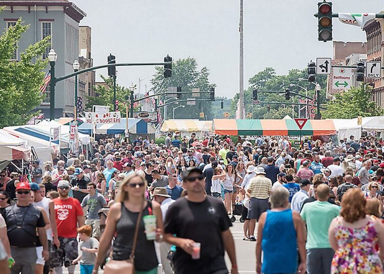 Each year, over 600,000 visitors enjoy the Festival's headline entertainment, youth livestock shows, exhibits of commerce and, of course, its strawberry shortcake. (FILE IMAGE)