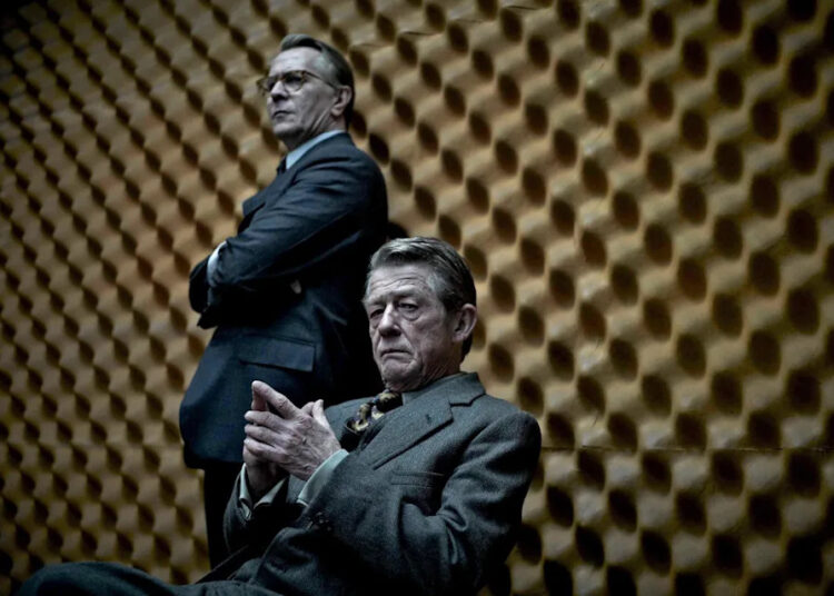 Gary Oldman and John Hurt in Tinker Tailor Soldier Spy. (StudioCanal/Alamy)