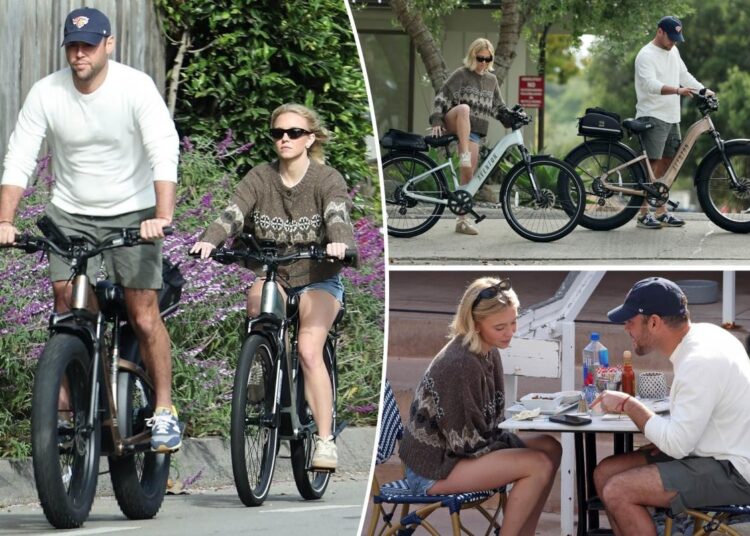 Sydney Sweeney and Scooter Braun take their romance for a spin in Montecito