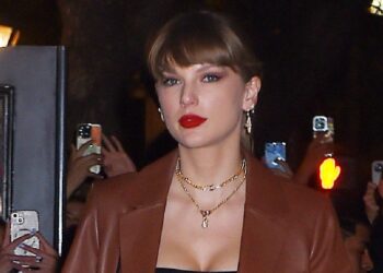 Taylor Swift Goes Monochrome in Brown for a Night Out in NYC