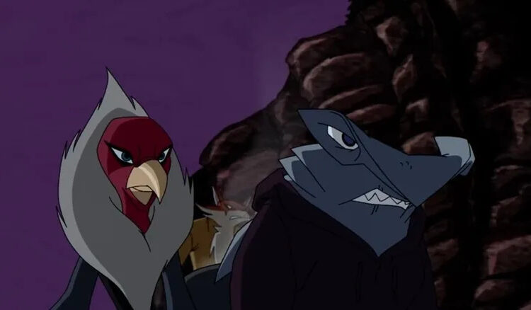 Terrible Trio standing in a group in The Batman (2004)