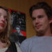 Before Sunrise (1995) - Céline and Jesse standing in corner of music store together