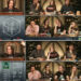 Cast of Critical Role playing Dungeons & Dragons around a table during a game session, showing animated expressions and interactions