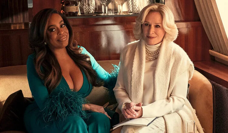 Niecy Nash and Glenn Close in a private plane on All's Fair
