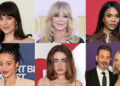 Top row, from left: Dakota Johnson, Goldie Hawn and Regina Hall; bottom row, from left: Chase Infiniti, Rachel Sennott, Jimmy Kimmel and Molly McNearney.