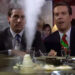 Steve Carell and Ed Helms as Michael and Andy in The Office