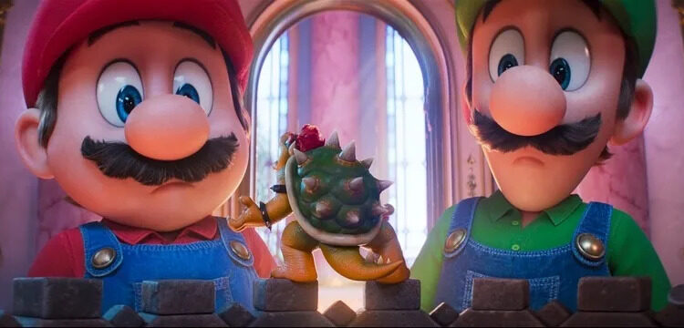 The Super Mario Galaxy Movie Mario Luigi Bowser