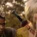 Christelle Elwin's Mistle crouching behind Freya Allan's Ciri on The Witcher