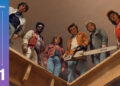 Courtesy of Netflix Finn Wolfhard as Mike Wheeler, Caleb McLaughlin as Lucas Sinclair, Natalia Dyer as Nancy Wheeler, Joe Keery as Steve Harrington, Charlie Heaton as Jonathan Byers, and Gaten Matarazzo as Dustin Henderson on 'Stranger Things' season 5