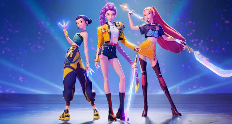 Kpop Demon Hunters is officially Netflix's most-watched movie ever. (Netflix/Courtesy Everett Collection)
