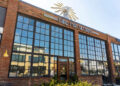 The facade at Third Man Records in Detroit's Midtown area on March 29, 2022.