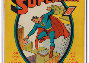 cover of superman comic book