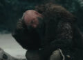 Nicolas Cage's Miller shaving his head in Butcher's Crossing