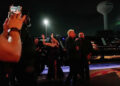 Tejano singer Monica Saldivar arrives on the red carpet at the Tejano Music Awards in Katy, Texas on Friday, Nov. 21, 2025. (Raquel Natalicchio/Houston Chronicle)