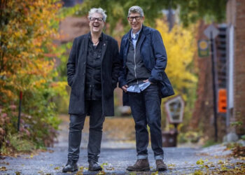 Charlie Boudreau, left, and Katharine Setzer, who are respectively director and programming director of the 38th Image+Nation Film Festival, celebrating LGBTQ2+ cinema.
