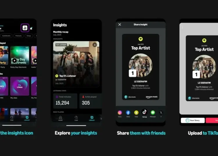 TikTok Adds Amazon Music Sharing with New Share to TikTok Button