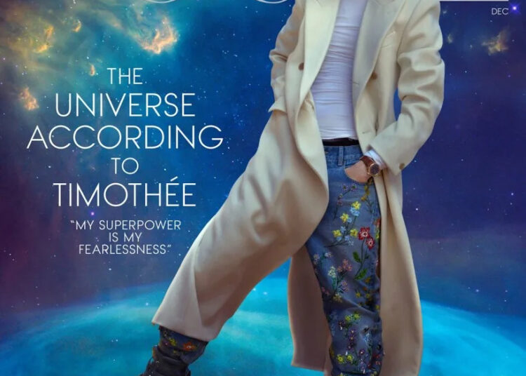 US Vogue December 2025 : Timothée Chalamet by Annie Leibovitz