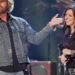 Toby Keith and his daughter Krystal perform on stage at the 38th Annual CMA Awards at the Grand Ole Opry House November 9, 2004 in Nashville, Tennessee.