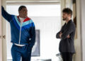 Tracy Morgan as Reggie Dinkins and Daniel Radcliffe as Arthur Tobin in The Fall and Rise of Reggie Dinkins - Season Pilot