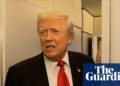 'Tragic situation': Trump comments on former prince Andrew – video | Donald Trump
