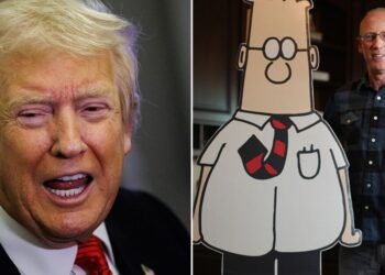 Trump helping Dilbert creator Scott Adams receive cancer treatment - Celebrity News - Entertainment