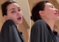 Watch Kim Kardashian break down in tears as she studies for bar exam — only to fail it