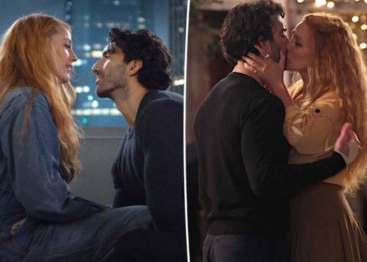 Watch the Blake Lively, Justin Baldoni kiss he claims she improvised