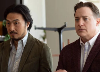 Takehiro Hira and Brendan Fraser in Rental Family .