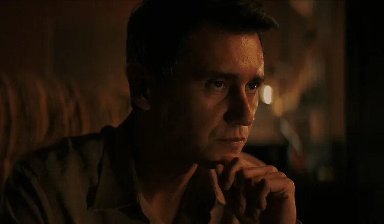 Manousos Oviedo pondering in Pluribus